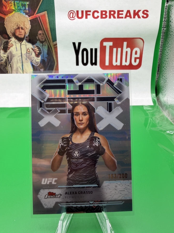 ALEXA GRASSO - 2025 TOPPS FINEST UFC - LIGHT BLUE /200! - Image 1 of 1