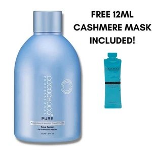 Keratin Treatment Hair Straightening Cocochoco Pure Brazilian Blow Dry  250ml - Picture 1 of 2