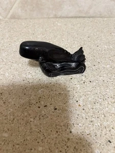 Nova Stone Carved Sperm Whale Made In Canada Decor Figurine - Picture 1 of 9