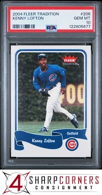 2004 FLEER TRADITION #206 KENNY LOFTON CUBS POP 2 PSA 10 - Image 1 of 3
