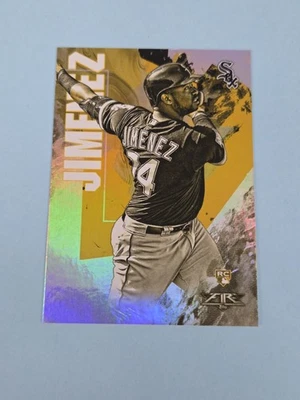 2019 Topps Fire Gold Minted RC #168 Eloy Jimenez White Sox BASEBALL Card n - Image 1 of 2