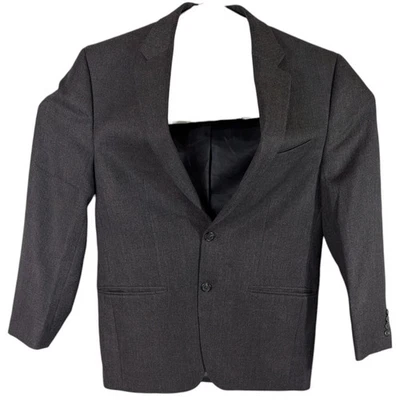 Chaps Ralph Lauren Mens Blazer 40R Gray 2 Button Lined Sport Coat Jacket - Image 1 of 4