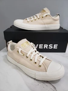 CONVERSE ALL STAR CT MADISON LOW LACE-UP SNEAKERS SNEAKER GOLD TAUPE LIGHT DUNE - Picture 1 of 8