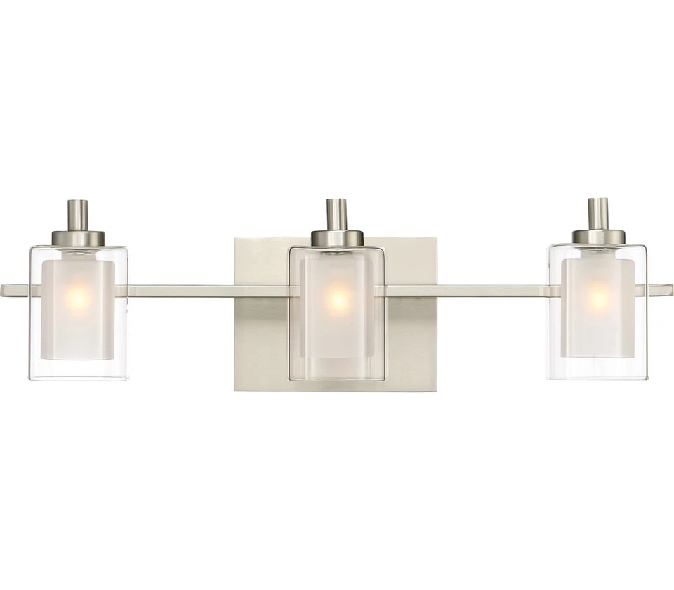 Quoizel KLT8603BNLED Kolt Vanity, 3-Light LED 13.5 Total Watts, Brushed Nickel - Image 1 of 1