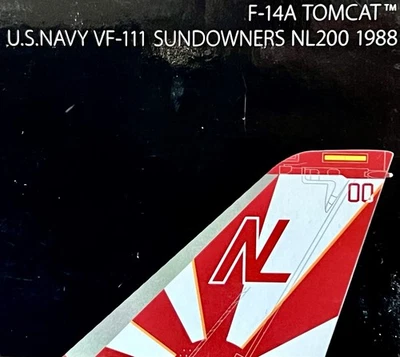 Century Wings F-14A Tomcat U.S. Navy VF-111 Sundowners NL200 1988 no Top Gun - Image 1 of 4