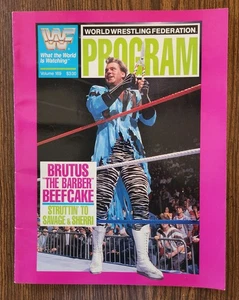 Hulk Hogan v Randy Savage WWF Program + Ticket 6/24/1989 Palace of Auburn Hills - Picture 1 of 4