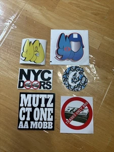 RARE VINTAGE Street Art Graffiti Sticker Lot of 6 (MQ, DASE) And More! - Bild 1 von 1