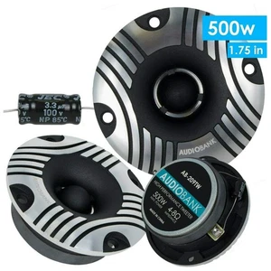 2X AB-209TW 3.8-Inch Super Bullet High Car Pro Home Audio Tweeters 500 Watt M... - Picture 1 of 7