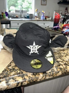 59fifty Astros Winter Dog Ear Sz 7 1/2 - Imagen 1 de 12