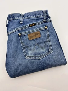 Jeans Wrangler Uomo 34x33 George Strait Taglio Cowboy Collezione 13MGSHD Blu Denim - Foto 1 di 14