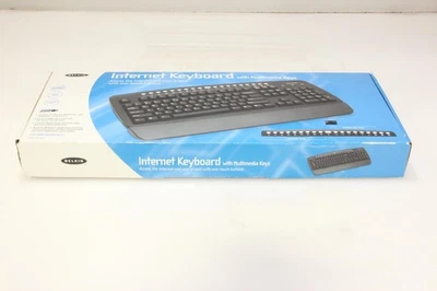 NOB BELKIN F8E837-BLK-USB Enhanced Computer Keyboard With USB. SKU224220 - Image 1 of 3