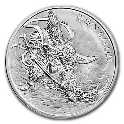 Corea del Sur 2017 1 oz plata ZI:SIN Gallus BU Foto 1 de 2