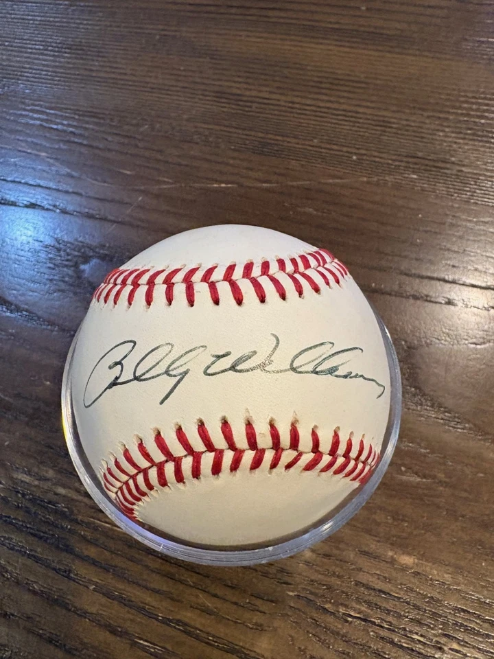 BILLY   WILLIAMS    CUBS/HOF       SIGNED     BASEBALL Foto 1 de 1