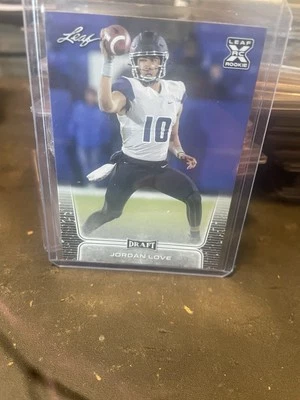 2020 Leaf Draft - Jordan Love #11 (RC) - Image 1 of 2