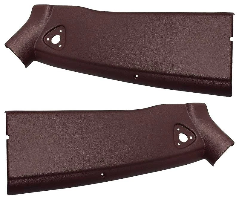 1978-87 Buick Regal; T Top Sun Visor Trim Panels; Maroon; Pair - Изображение 1 из 1