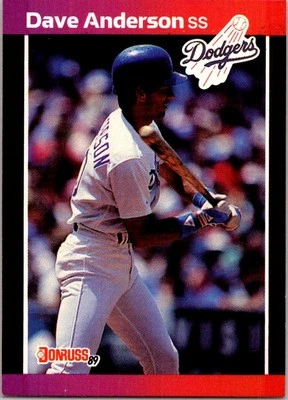 1989 Donruss #434 Dave Anderson - Image 1 of 2