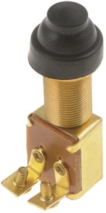 STARTER SWITCH WATERPROOF CAR TRUCK MARINE ATV UNIVERSAL 15 Amp 12Volt BRASS - Picture 1 of 4