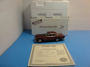Danbury Mint 1964 Dubonnet Red Aston Martin DB5 1/24 Diecast Original Box & COA - Picture 1 of 9