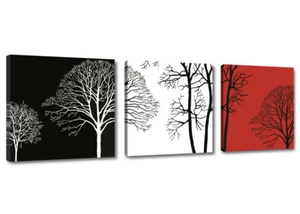 1575 C2 WANDBILDER VERSCHIEDENE BILDER MOTIVE 150 X 50 CM DREITEILIG - Bild 1 von 23