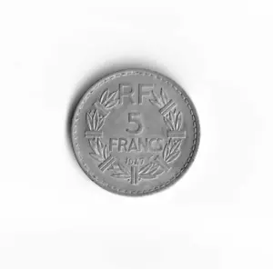 1947 France - 5 Francs - 827 - Aluminum - 3.5g - Picture 1 of 2
