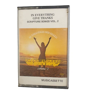 In Everything Give Thanks - Scripture Songs Vol. 2 Cassette Tape, Religious, VGC - Image 1 of 3