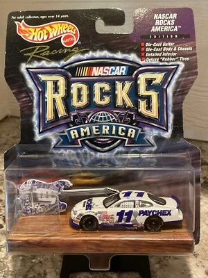 Hot Wheels Racing #11 Brett Bodine Racing NASCAR Rocks America Car w/ Guitar - Image 1 of 4