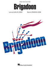 Partition musicale piano vocal Brigadoon paroles musique 13 chansons livre Hal Leonard