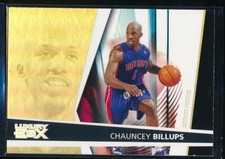 2005-06 TOPPS LUXURY BOX GOLD SP #/100 CHAUNCEY BILLUPS #52 DETROIT PISTONS RARE