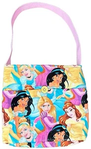 Handmade Disney Princess Purse Tote Micro Cotton Jasmine Belle Rapunzel Toddler - Picture 1 of 8