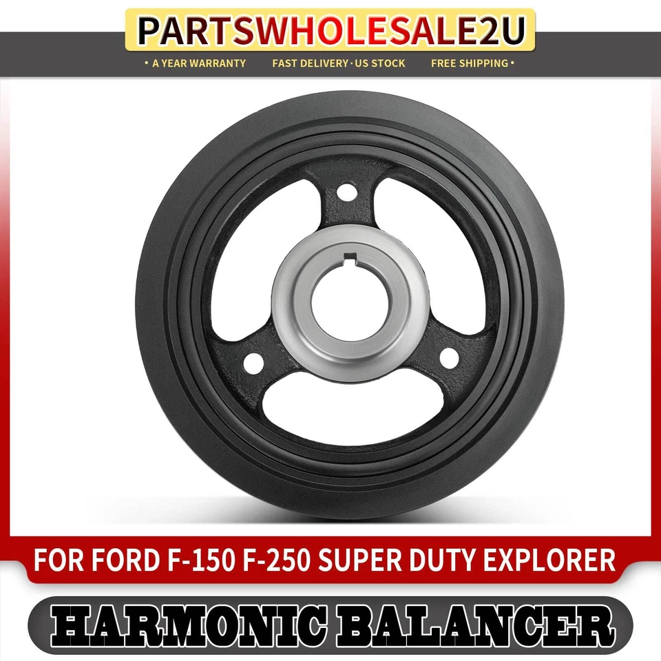 Balanceador harmônico de motor para Ford Explorer F-150 F-250 F-350 Super Duty Lincoln - Imagem 1 de 4