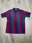 Angelica Uniform Group Polo Shirt Stripe Short Sleeve Dairy Queen Mens Large