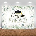 Greenery Graduation Backdrop Congrats Grad Class Of 2024 Graduate Party Backg...