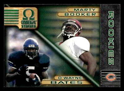 D'Wayne Bates / Marty Booker 1999 Pacific Omega Rookie Card #48 Chicago Bears - Image 1 of 2