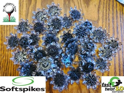 12 GRAY Pulsar Fast Twist 3.0 SoftSpikes Spikes Cleats BEST BULK PRICE ON EBAY