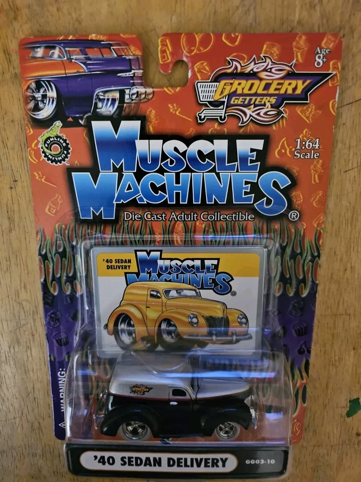 Muscle Machines Grocery Getters 1940 Sedan Delivery GG03-10 1/64 (2004) - Image 1 of 4