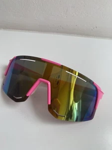 Sonnenbrille Party Verspiegelt Pink Mallorca Ibiza Fasching Karneval Unisex - Bild 1 von 5