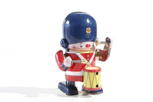 Small Drumming Soldier Boy Tin Toy - Picture 1 of 3