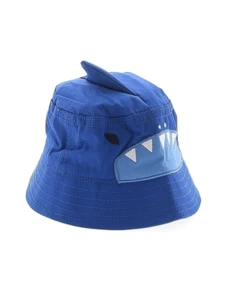 Baby Boys Gymboree Shark Summer Cotton Bucket Hat - Sz 6-12 mo - Picture 1 of 2