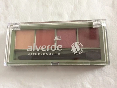 alverde Quattro Eyeshadow - 95 Burgundy Red - Bild 1 von 2