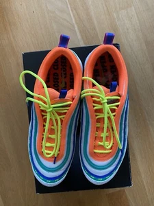 Nike Air Max 97 Größe 43 London Summer of Love weiß orange türkis - Bild 1 von 8
