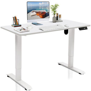 Elektrisch Höhenverstellbares Tischgestell Schreibtisch mit Desktop 120/140cm