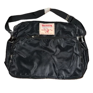 True Religion Fragrances Black Travel Bag -Overnight Duffle Luggage Book Bag - Picture 1 of 3
