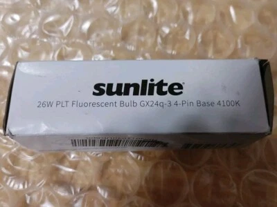 Sunlite ~ 26w Plt Fluorescent Gx24q-3 4-Pin Base 4100k Light Bulb Lightbulb - Image 1 of 4