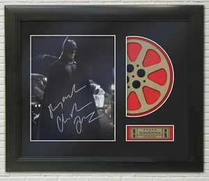 Christian Bale framed Reproduction Signature Photo Reel Display - Picture 1 of 4