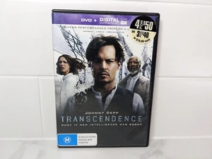 Transcendence Johnny Depp DVD UV R4 Sci-Fi Thriller AI FAST & TRACKED POST - Picture 1 of 2