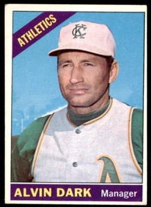 1966 TOPPS ALVIN DARK KANSAS CITY ATHLETICS #433 - Picture 1 of 2