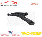 LH RH TRACK CONTROL ARM PAIR FRONT OUTER LOWER MONROE L25554 2PCS P NEW