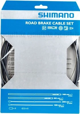 Juego de cables de freno/carcasa gris Shimano Road PTFE NUEVO EN CAJA Foto 1 de 2