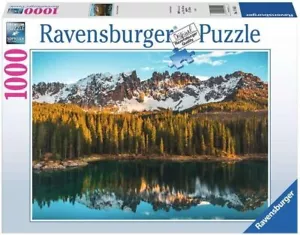 NEW! Ravensburger Lake Carezza 1000pc Puzzle - Picture 1 of 3