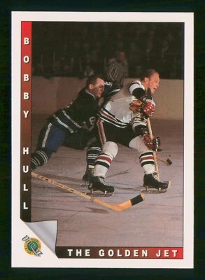 BOBBY HULL / THE POINT RACE 1991-92 ULTIMATE ORIGINAL SIX 91-92 NO 89       6816 - Image 1 of 2